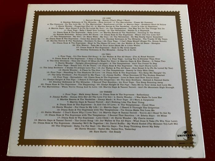 TAMLA Motown Gold - 3-CD Set