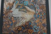 Cat Diamond Painting Framed