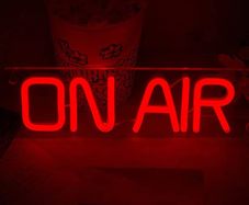 Neon on Air Wall Sign USB Operated on Air Neon Light on Air Sign Wall Hanging on Air Neon Sign on Air LED Light Signs for Office Shop and Restaurant Bar Garage Storefront Wall Decor (FREE POSTAGE)
