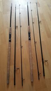 A pair of Shakespeare's spinning rods.