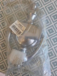 Victotrian style Silver door knocker & letter box