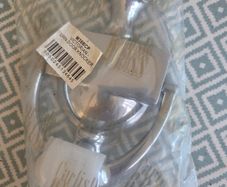 Victotrian style Silver door knocker & letter box