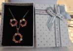 Gold Plated Pendant & Earrings Set