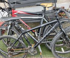 mountain bikes