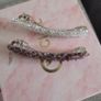 Set of 2 beautiful crystal beaded hair clips  one clear/white and one pink/purple. Sparkly and elegant design, perfect for everyday wear or special occasions. In very good condition. Image 5