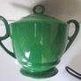 Vintage Chinese Emerald Green Teapot/ Sugar/Jug Deity Kwan Yin 1970s Image 8