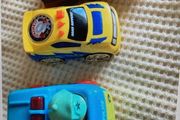 Three Vehicles/ Gordon Train / Police car / Road Ripper car