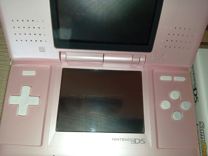Original Nintendo Ds In Pink With Games Working With Faults