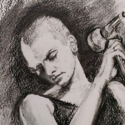 Large Sinead print,free delivery