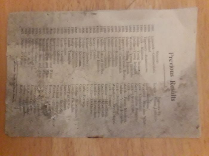 100 years old  GAA brochure 1924 All Ireland Football