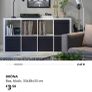 New ikea kallax drona 4 boxes black 3.5e each Image 2