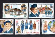 1985 Isle of Man 75th Anniversary of Guiding Commemorative Stamp Mint Never Hinged (MNH)