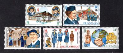 1985 Isle of Man 75th Anniversary of Guiding Commemorative Stamp Mint Never Hinged (MNH)