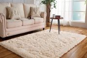 Comfy Fluffy Rugs for Bedroom, Shag Area Rugs Silky Soft Rugs Non-Slip Carpets Thick Plush Rugs for Nursery Bedroom Home Decor MULTIPLE COLOURS/SIZES AVAILABLE (FREE POSTAGE)