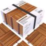 Acacia Hardwood Decking Tiles,Decking Board Espresso 30x30cm 10 Tiles MULTIPLE COLOURS AVAILABLE (FREE SHIPPING) Image 8