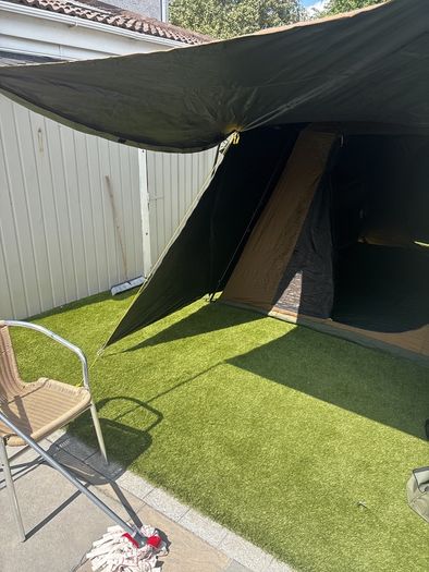 6 man tent with awnings Colman 2 min pop up