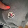Moncler genuine boy's grey hoodie size 8A 130 cm Postage included Image 5