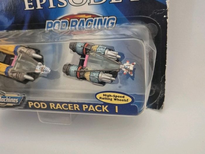 Micro Machines Star Wars Pod Racer Pack 1 Spaceships 1999 Hasbro 66531 New