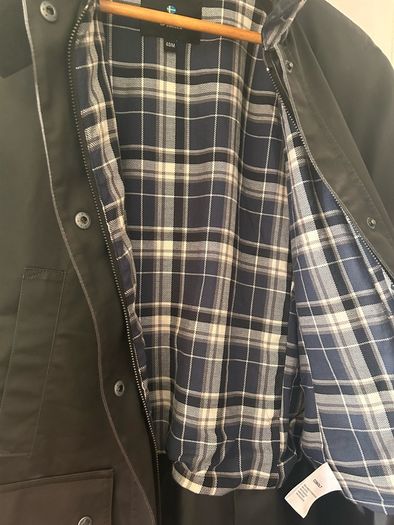 Mens Cobalt wax style jacket NWT