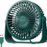 USB Desk Fan, 3 Speeds Adjustable Strong Wind Table Fan, 360 Degree Rotation Mini Personal Fan 6 Inches Portable Cooling Fan for Desktop Office Home Bedroom Car Outdoor Camping MULTIPLE COLOURS AVAILABLE (FREE POSTAGE) Image 7