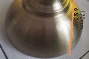 Matching Pair Metal Lamp Shades