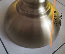 Matching Pair Metal Lamp Shades
