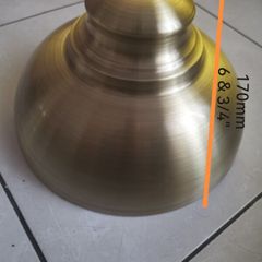 Matching Pair Metal Lamp Shades