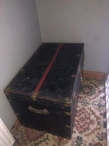 Antique 1950's Storage Trunk