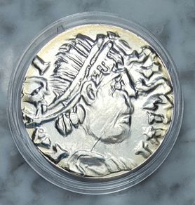 France 10 Euro Silver (.333) Uncirculated Coin 2019 - Dagobert - History of France