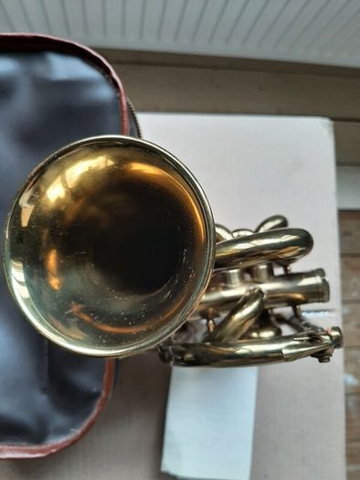 Vintage Kuhnl and Hoyer Pocket Trumpet - made in Germany