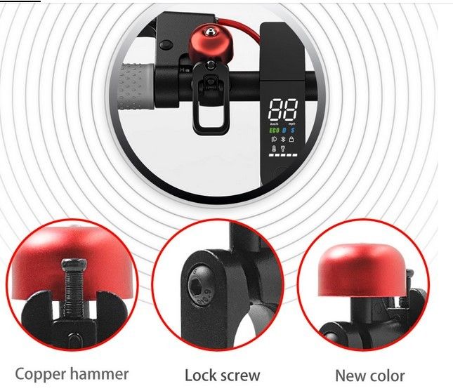 Xiaomi Scooters Red Cap Bell Horn