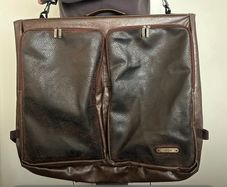 Aspen Sirco London Genuine Leather Suit Carrier Garment Travel Bag