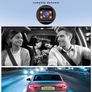 Dash Cam Front and Inside 2.5K+1080P Mini Camera for Cars, Hidden Car Camera Front and Interior, Super Night Vision, 4 IR LEDs, G-Sensor, 24H Parking Mode, Loop Recording, With 32GB Card, Dark Image 4