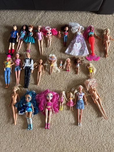Barbie Dream House, Airplane, Campervan, vehicles