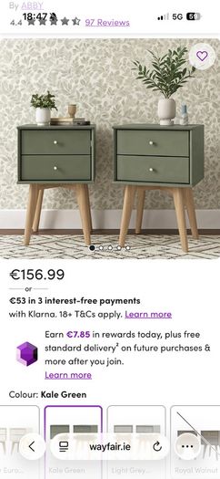 Locker/ bedside tables