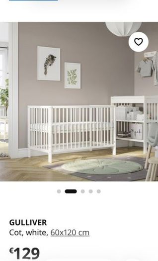 Gulliver Cot, mattress & sheets