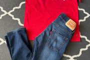 Boys Levi's 511 Slim fit Jeans &amp; Tshirt