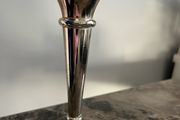 silver plated bud vase
