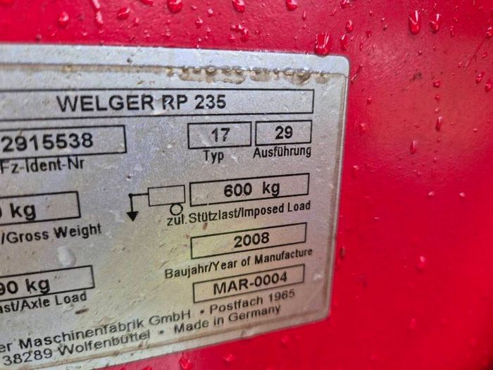 Welger RP235