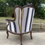 Vintage Louis XV-style wingback armchair Image 2