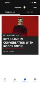 Roy Keane In Conversation with Roddy Doyle