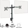 Monitor stand dual monitor up to 27" screens Image 5