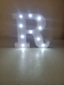 light up letter