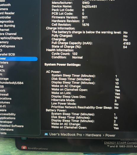 MacBook Pro A2251(13-inch, 2020, Four Thunderbolt 3 ports)