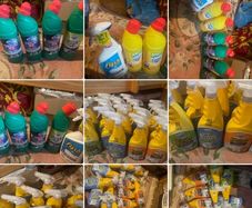 Bundle of cleaning items