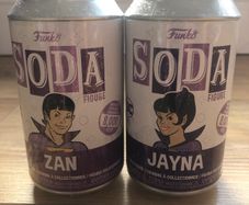 Zan and Jayna Funko Soda Bundle