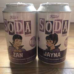Zan and Jayna Funko Soda Bundle