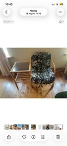 Wicker Seat and Table