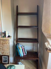 Solid wood book shelf