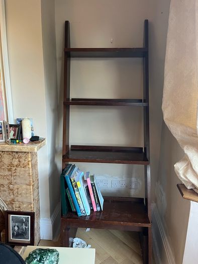 Solid wood book shelf